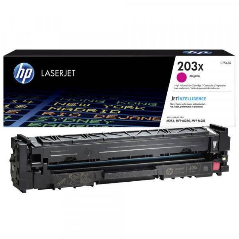 Тонер за лазерен принтер HP 203X Original Magenta LaserJet Toner Cartridgeна ниска цена с бърза доставка - BestPC.BG