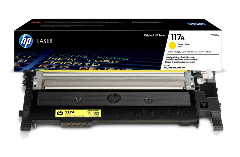Тонер за лазерен принтер HP 117A Yellow Original Laser Toner Cartridgeна ниска цена с бърза доставка - BestPC.BG