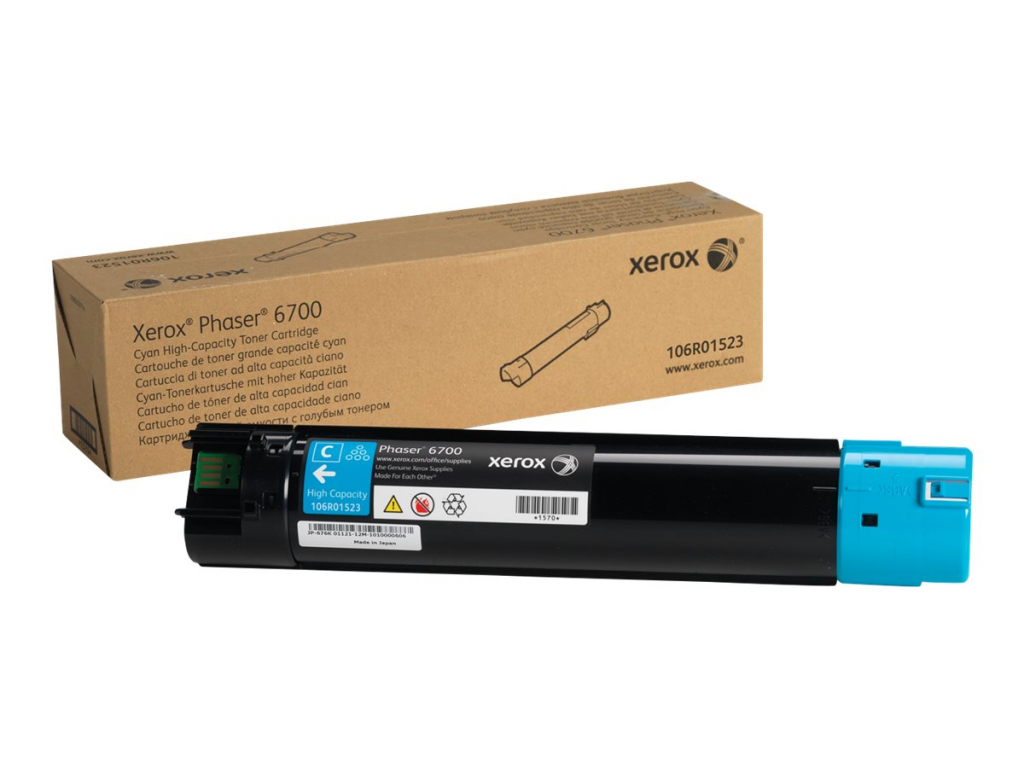 Тонер за лазерен принтер XEROX 106R01523 Toner cyan 12000 str Phaser 6700на ниска цена с бърза доставка - BestPC.BG