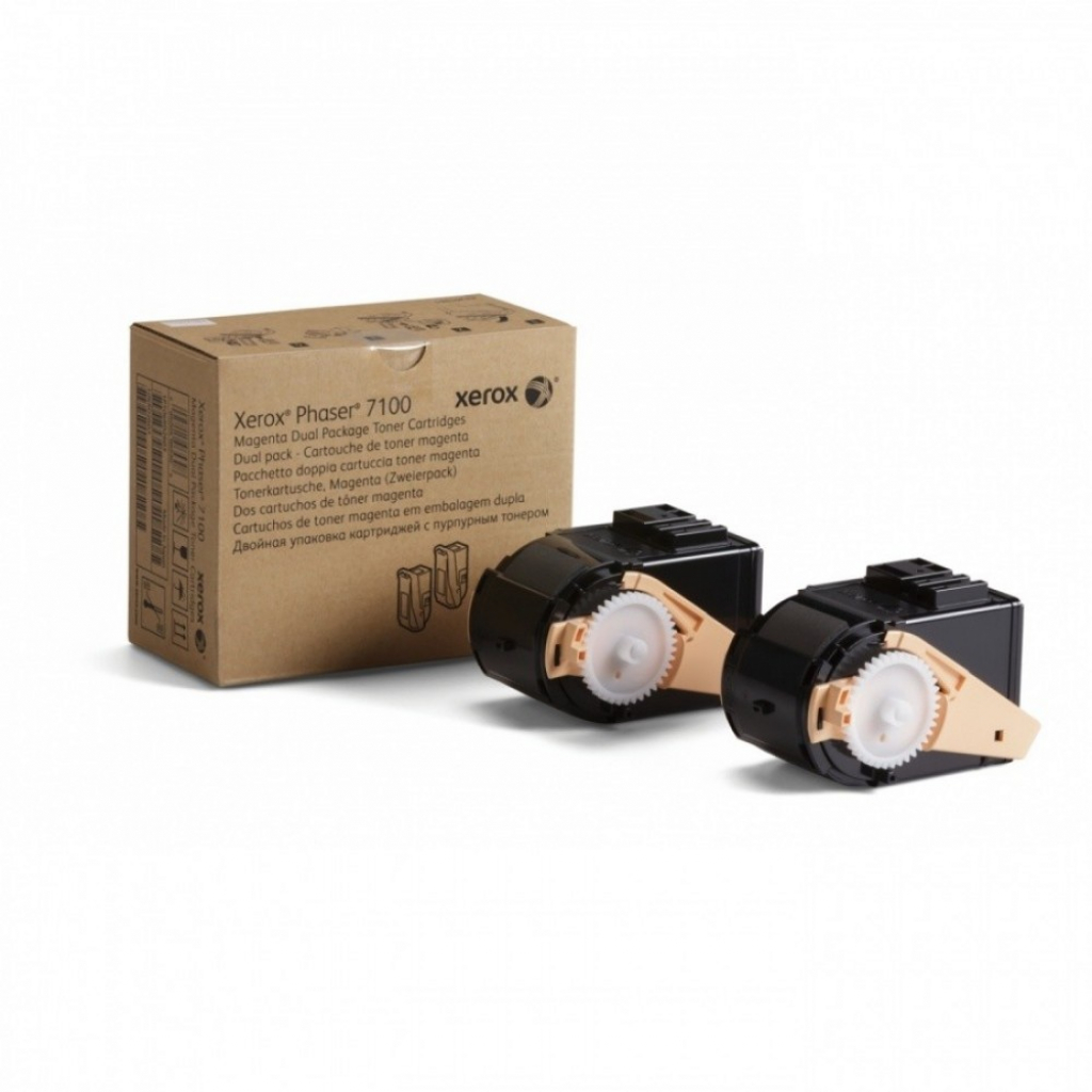 Тонер за лазерен принтер XEROX 106R02610 Toner Magenta twinpack Phaser 7100 2 x 4500pgsна ниска цена с бърза доставка - BestPC.BG