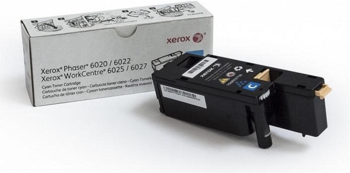 Тонер за лазерен принтер XEROX 106R02760 Toner Cyan, 1000 pgs (6020-6022-6025-6027)на ниска цена с бърза доставка - BestPC.BG
