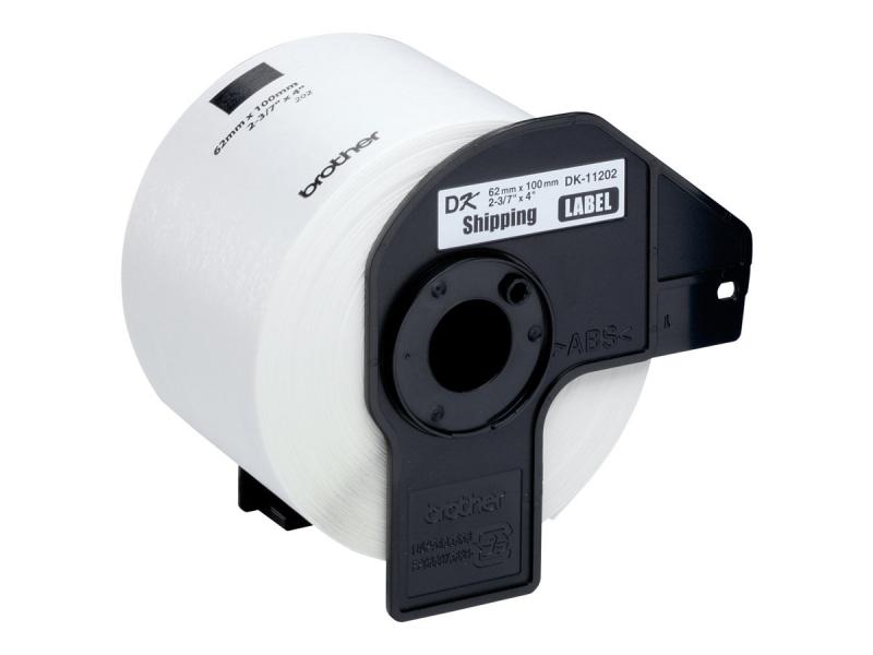 Хартия за принтер BROTHER DK11202 Brother szallitmanyozoi etikett 62x100mm, 300-tekercsна ниска цена с бърза доставка - BestPC.BG