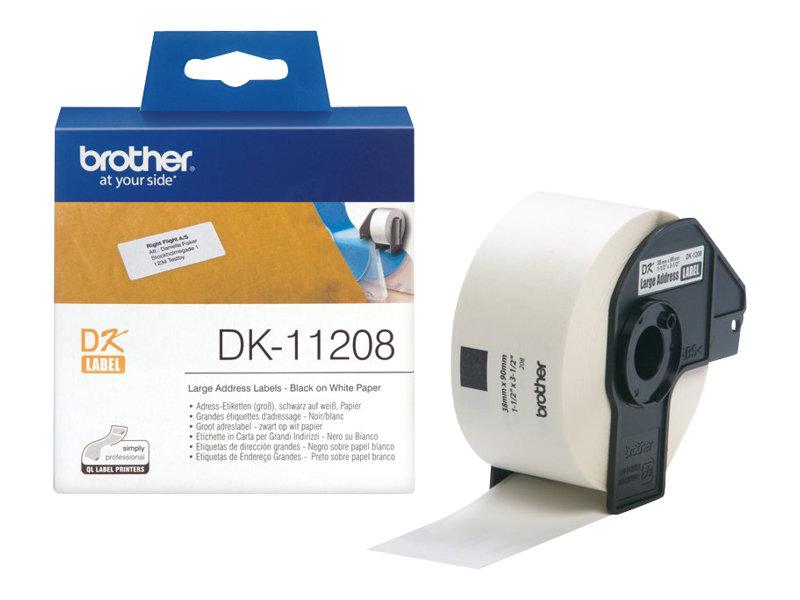 Хартия за принтер BROTHER DK11208 Brother nagymeretu cimke 38x90mm, 400-tekercsна ниска цена с бърза доставка - BestPC.BG