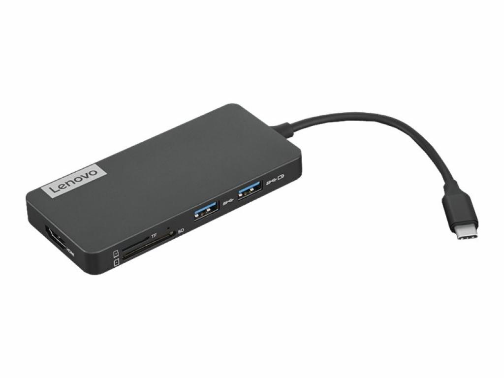 LENOVO USB-C 7-in-1 Hub (FØ)(RDKK)на ниска цена с бърза доставка - BestPC.BG