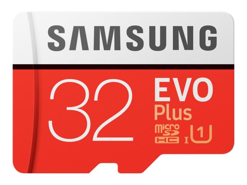 SAMSUNG EVO Plus 32GB microSD Card UHS-Iна ниска цена с бърза доставка - BestPC.BG