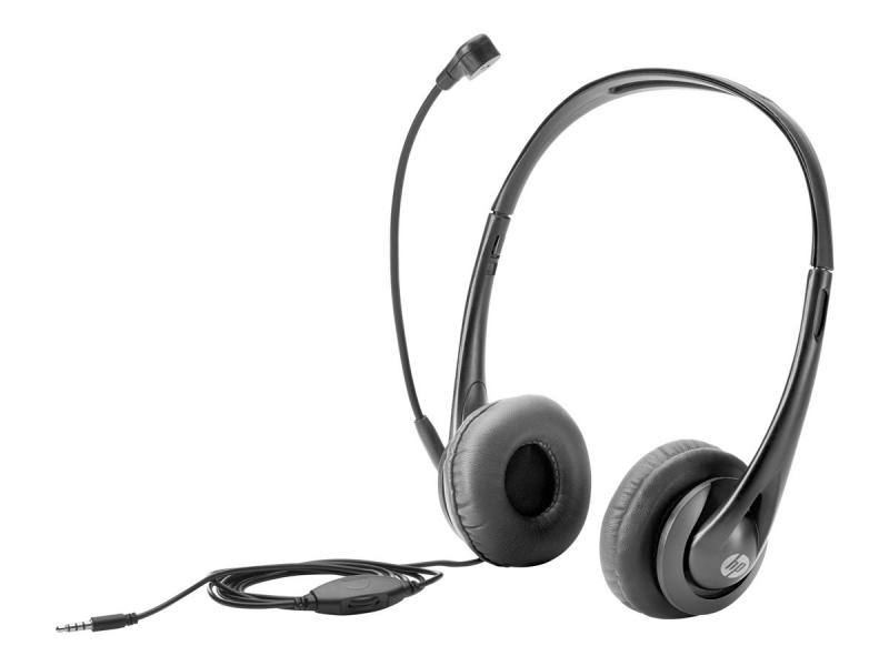 Слушалки HP Stereo 3.5mm Headset, Чернина ниска цена с бърза доставка - BestPC.BG
