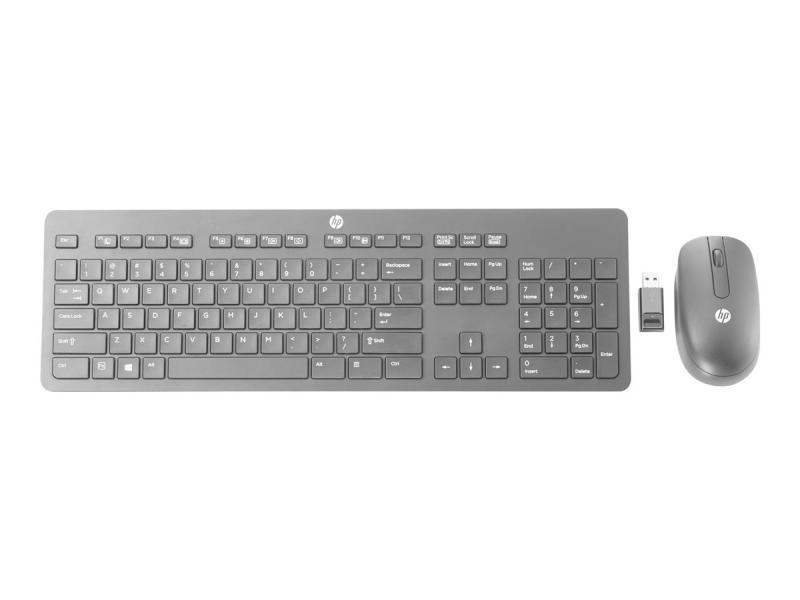 Клавиатура HP T6L04AA HP slim wireless keyboard + mouse 1000dpiна ниска цена с бърза доставка - BestPC.BG