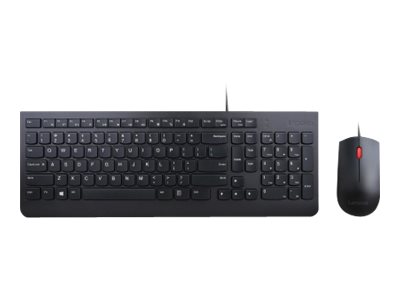 Клавиатура LENOVO Essential Wired Keyboard and Mouse Combo - Bulgarianна ниска цена с бърза доставка - BestPC.BG