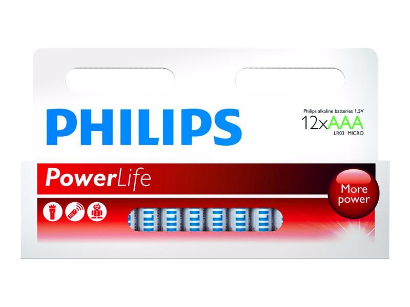 Батерия PHILIPS battery power alkaline AAA 12TK-PKна ниска цена с бърза доставка - BestPC.BG