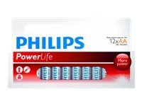 Батерия PHILIPS LR6P12W-10 Batteries AA LR6 PHILIPS Powerна ниска цена с бърза доставка - BestPC.BG