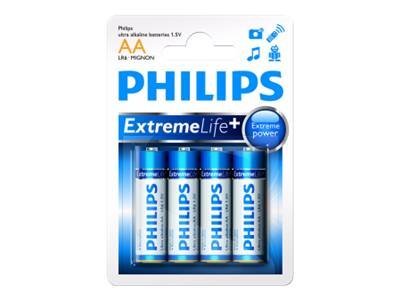 Батерия PHILIPS PARISTO EXTREMELIFE AA 4-PACKна ниска цена с бърза доставка - BestPC.BG