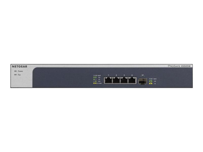 Комутатор/Суич NETGEAR 10GB XS505M-100EUS 5x10GB 1xSFP+на ниска цена с бърза доставка - BestPC.BG
