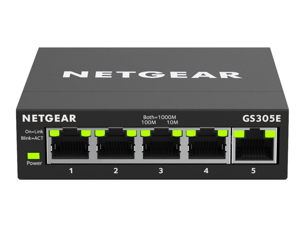Комутатор/Суич NETGEAR 5-Port Gigabit Ethernet Smart Managed Plus Switch for SMB Metal Caseна ниска цена с бърза доставка - BestPC.BG