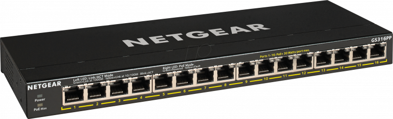 Комутатор/Суич NETGEAR 16-Port GB PoE+ 183W FlexPoE switch nomна ниска цена с бърза доставка - BestPC.BG