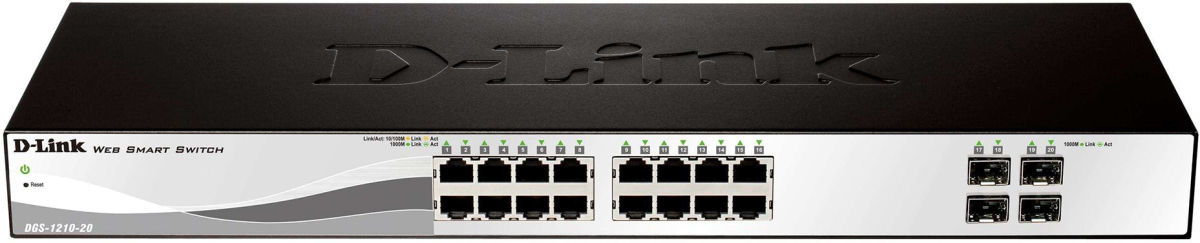 Комутатор/Суич D-LINK 20-Port Layer2 Gigabit Smart Managed Switchна ниска цена с бърза доставка - BestPC.BG