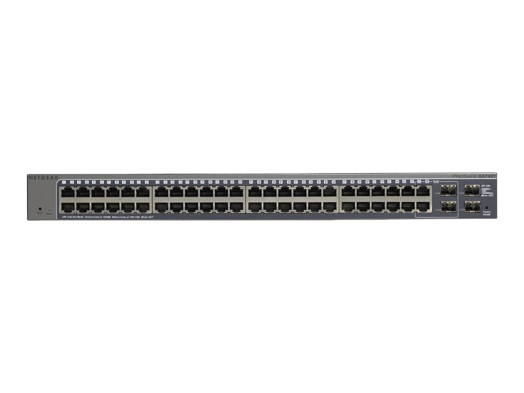 Комутатор/Суич NETGEAR ProSafe 48-Port Gigabit Smart Switch v5 with 2 dedicated SFP and 2 Comboна ниска цена с бърза доставка - BestPC.BG