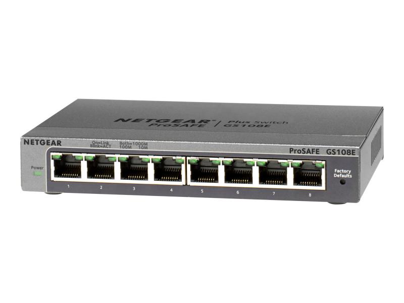 Комутатор/Суич NETGEAR ProSafe Smart Managed Plus Switchна ниска цена с бърза доставка - BestPC.BG