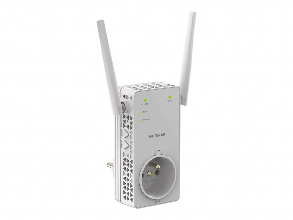 Безжичен екстендър NETGEAR AC1200 WLAN RangeExtender DualB. with socketна ниска цена с бърза доставка - BestPC.BG