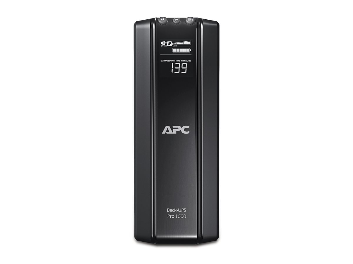 Непрекъсваемо захранване (UPS) APC BR1500GI, line-interactive, 1500 VA / 865 W, 10×IEC C13, USB, RS-232, AVR, LCD, черенна ниска цена с бърза доставка - BestPC.BG