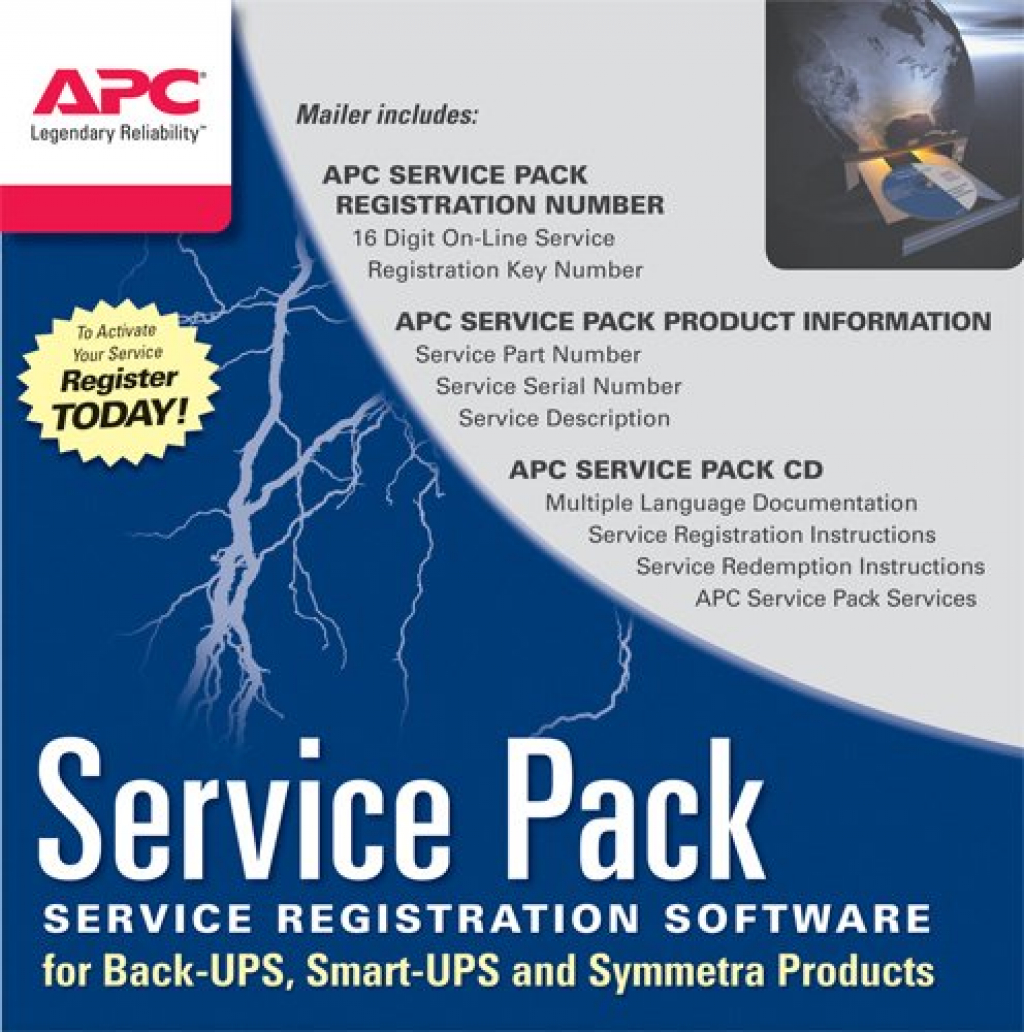 Продукт APC Service Pack 1 Year Warranty Extensionна ниска цена с бърза доставка - BestPC.BG
