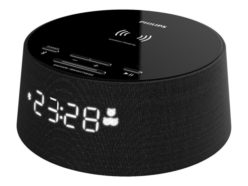 Принадлежност за смартфон Philips Alarm clock, Bluetooth®, with wireless phone charger-  Qi. USB portна ниска цена с бърза доставка - BestPC.BG