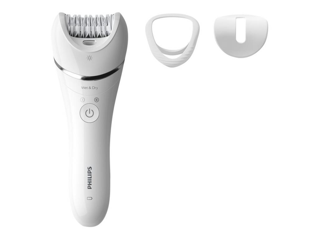 Епилатор PHILIPS Epilator series 8000 wet&dry legs and body 3 attachmentsна ниска цена с бърза доставка - BestPC.BG