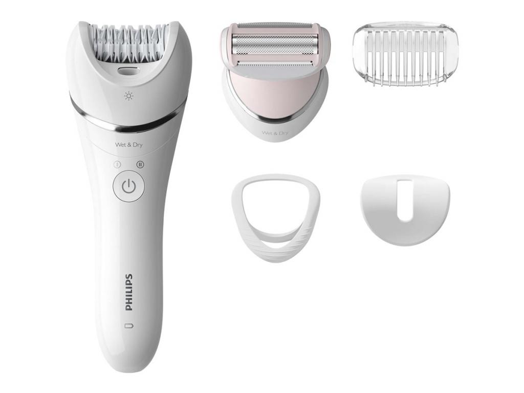 Епилатор PHILIPS Epilator series 8000 wet&dry legs and body 5 attachmentsна ниска цена с бърза доставка - BestPC.BG
