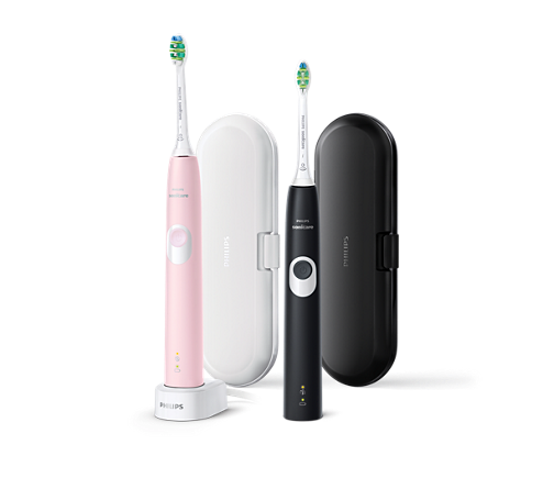 Philips  Electric toothbrush  ProtectiveClean 4500 - 2pcs,на ниска цена с бърза доставка - BestPC.BG