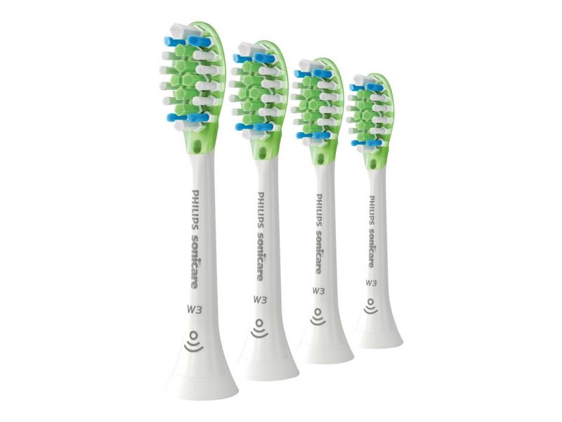 Philips toothbrush head Sonicare W3 Premium White Stamdard, 4pcsна ниска цена с бърза доставка - BestPC.BG