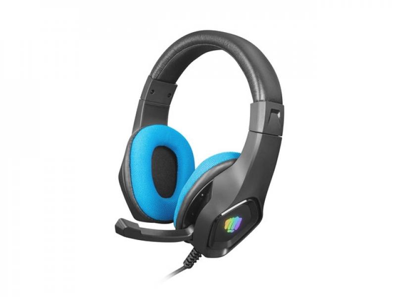 Слушалки Fury Gaming Headset Phantom Черни/синина ниска цена с бърза доставка - BestPC.BG