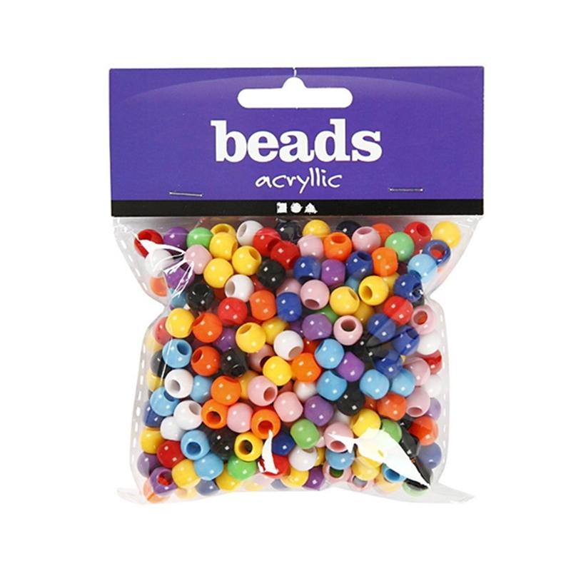 Creativ Company Мъниста, пластмасови, цветни, 70 gна ниска цена с бърза доставка - BestPC.BG