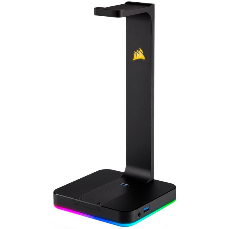 Продукт CORSAIR Gaming ST100 RGB Premium Headset Stand with 7.1 Surround Soundна ниска цена с бърза доставка - BestPC.BG