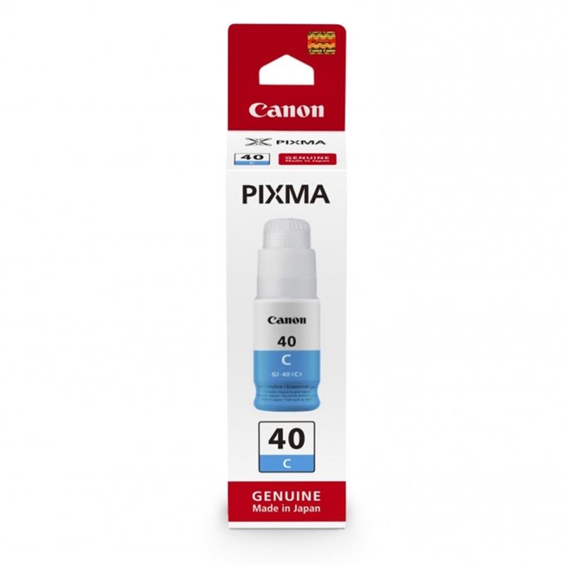 Оригинално мастило за принтер Canon GI-40C, 7700 страници-5%, Cyanна ниска цена с бърза доставка - BestPC.BG