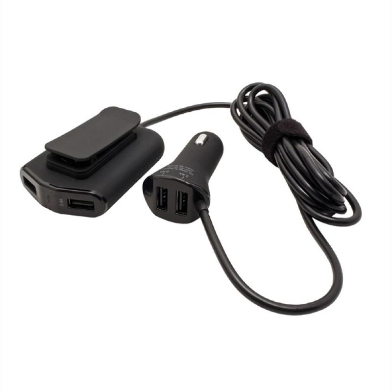 Кабел/адаптер USB Car Charger 4x, 2.4A, Value 19.99.1063на ниска цена с бърза доставка - BestPC.BG