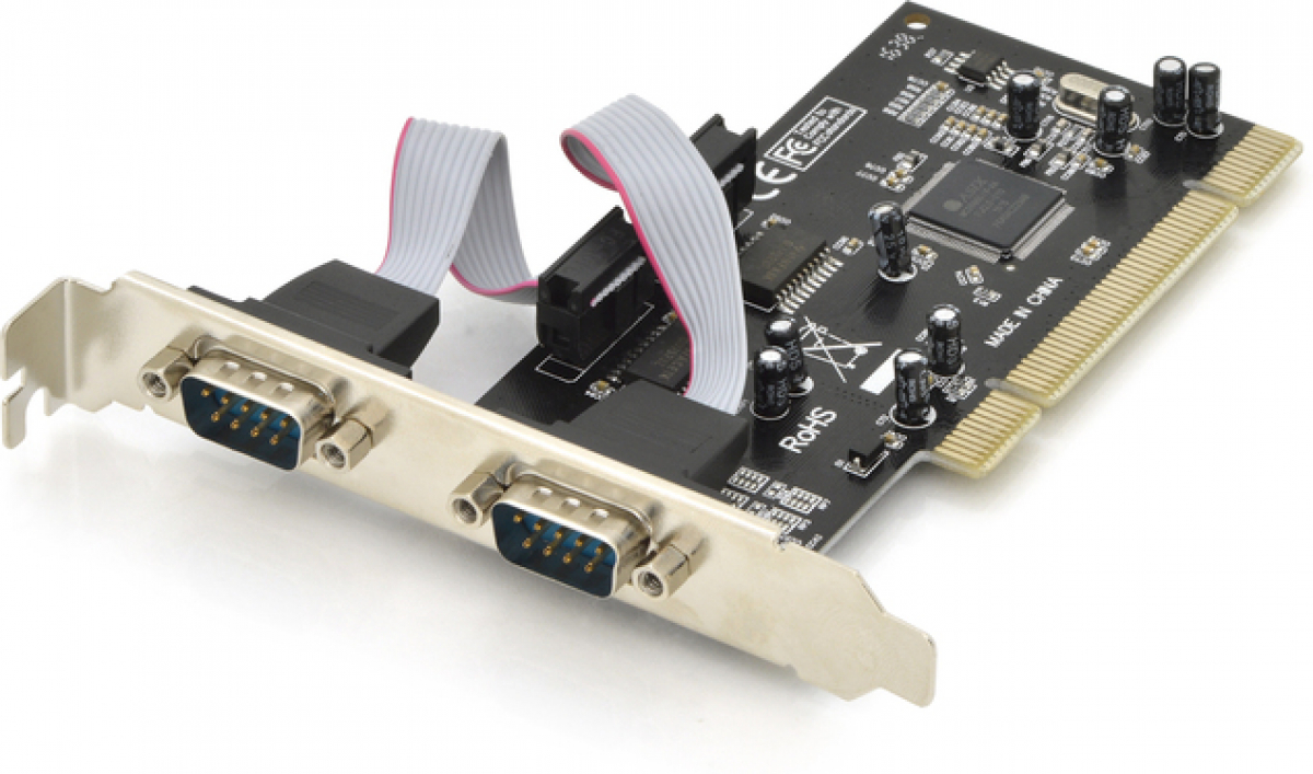 ASSMANN DS-33003 : DIGITUS 2-портов RS-232 адаптер, PCIна ниска цена с бърза доставка - BestPC.BG