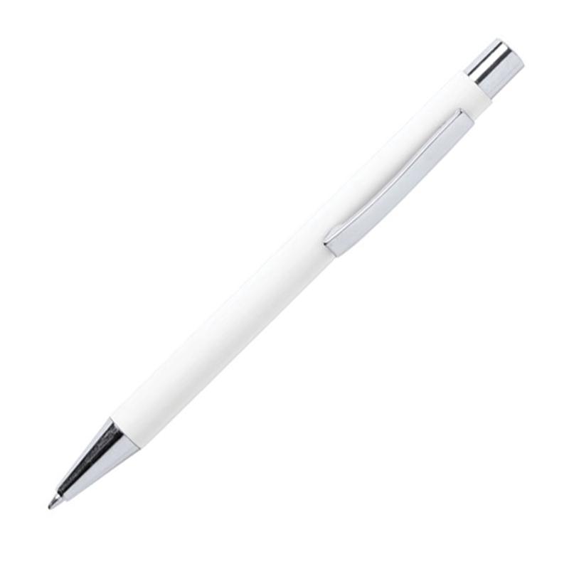 Office 1 Химикалка Draco Chrome, метална, бялана ниска цена с бърза доставка - BestPC.BG