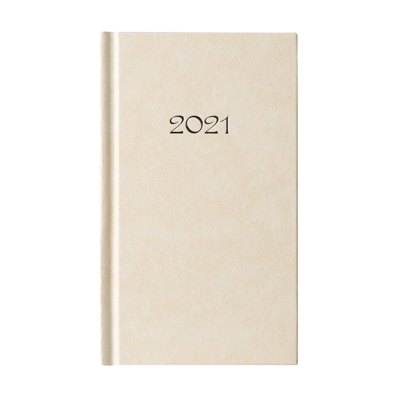 Календар-бележник Слим, седмичник, 9 x 16 cm, екрюна ниска цена с бърза доставка - BestPC.BG