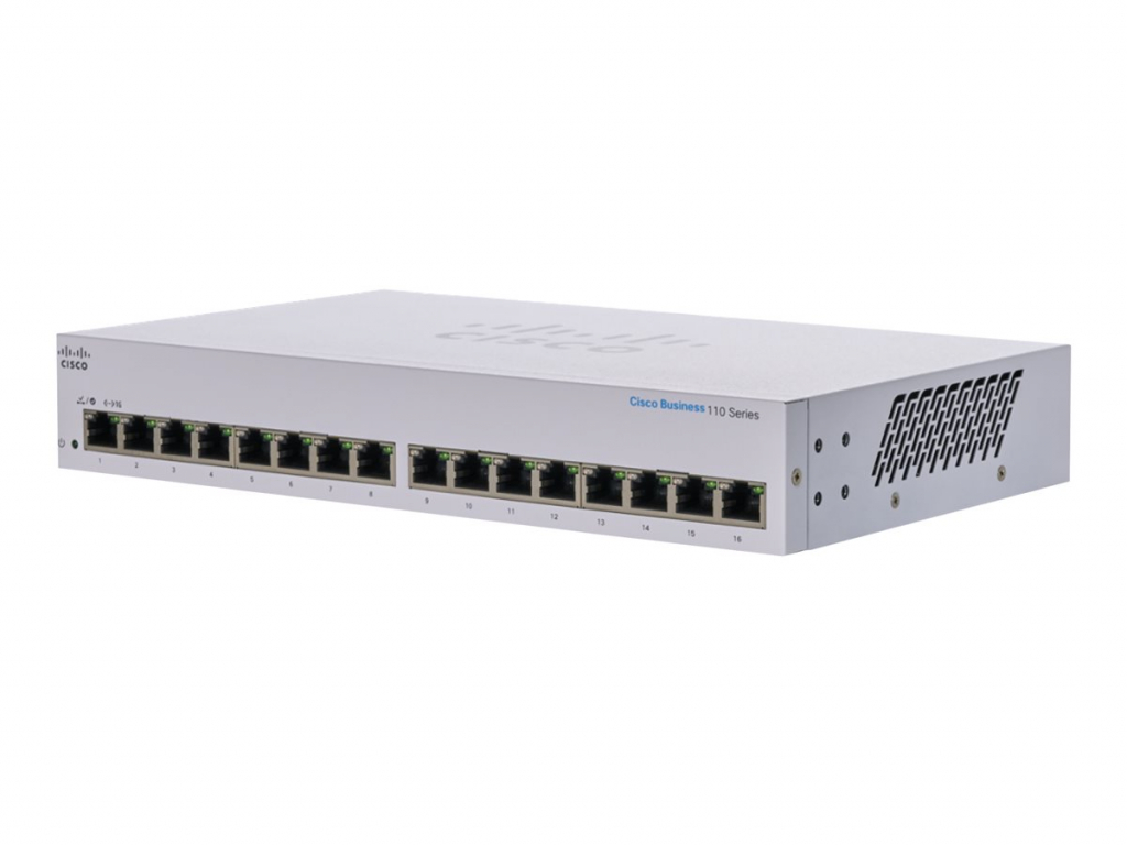 Комутатор/Суич CISCO CBS110 Unmanaged 16-port GE Switchна ниска цена с бърза доставка - BestPC.BG