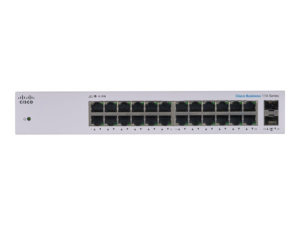 Комутатор/Суич CISCO CBS110 Unmanaged 24-port GE Switchна ниска цена с бърза доставка - BestPC.BG