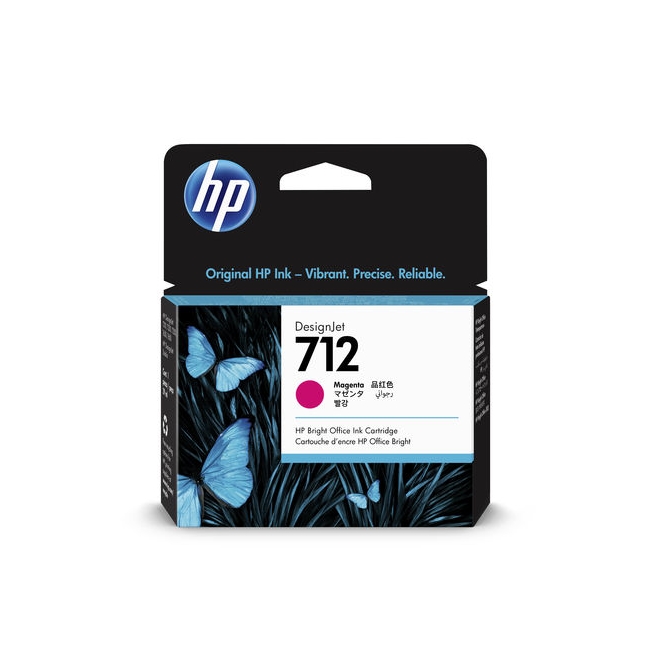 Касета с мастило HP 712 29-ml Magenta Ink Cartridgeна ниска цена с бърза доставка - BestPC.BG