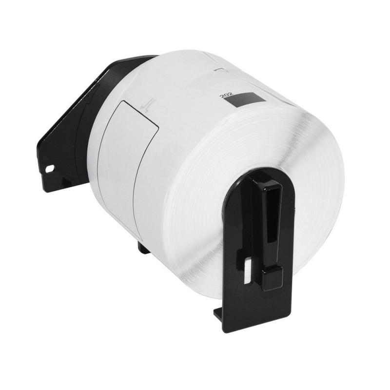 Касета за етикетен принтер Makki съвместими етикети Brother DK-11202 - 62mmx100mm, Black on Whiteна ниска цена с бърза доставка - BestPC.BG