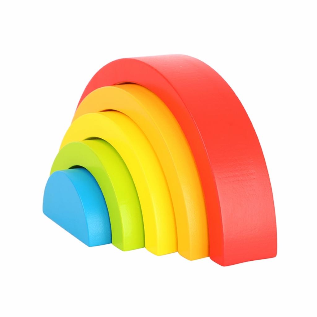 Small Foot Форми за нареждане Дъга, дървени, 5 частина ниска цена с бърза доставка - BestPC.BG