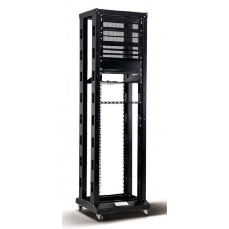 Шкаф за техника - Rack Отворена рамка 25U двойна, подходяща за монтаж на батериина ниска цена с бърза доставка - BestPC.BG