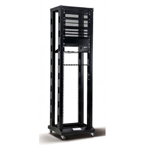 Шкаф за техника - Rack Отворена рамка 42U двойна, подходяща за монтаж на батериина ниска цена с бърза доставка - BestPC.BG