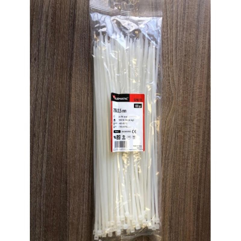 Продукт Кабелни връзки 290х3.5 /100бр/ ELEMATIC БЕЛИна ниска цена с бърза доставка - BestPC.BG