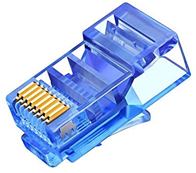 Конектор RJ45, UTP, синна ниска цена с бърза доставка - BestPC.BG