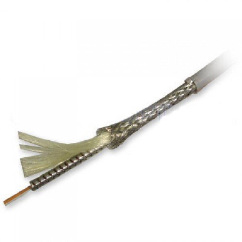 Инсталационен оптичен кабел FTTH с 2 влакна + броня Indoor/Outdoor бялна ниска цена с бърза доставка - BestPC.BG
