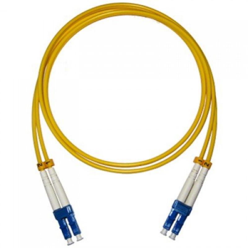 Оптична пач корда Patch Cord LC-UPC/LC-UPC SM, 3м - двоенна ниска цена с бърза доставка - BestPC.BG