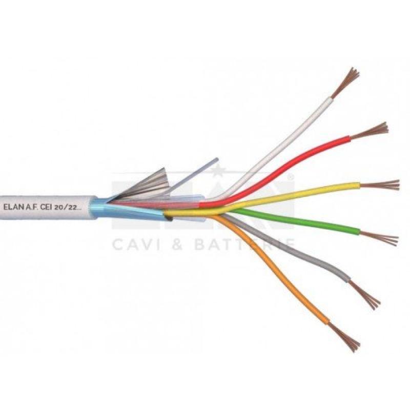 ELAN Алармен кабел 6x0,22mm Cu екраниран, 100 метрана ниска цена с бърза доставка - BestPC.BG