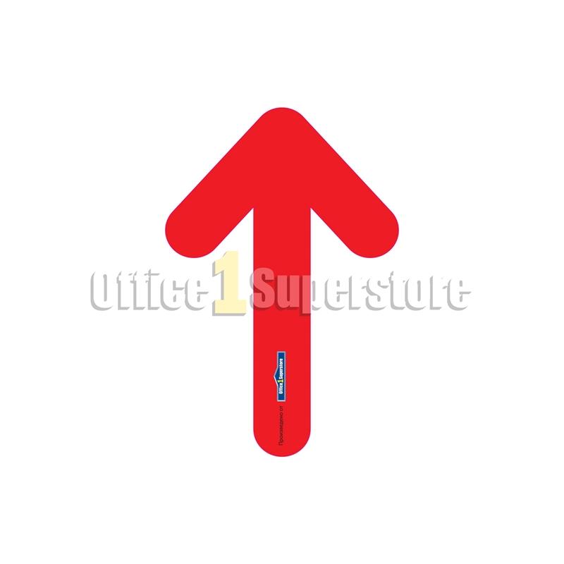 Продукт Стикер за под Стрелка, PVC, червена, 30 х 20 cmна ниска цена с бърза доставка - BestPC.BG